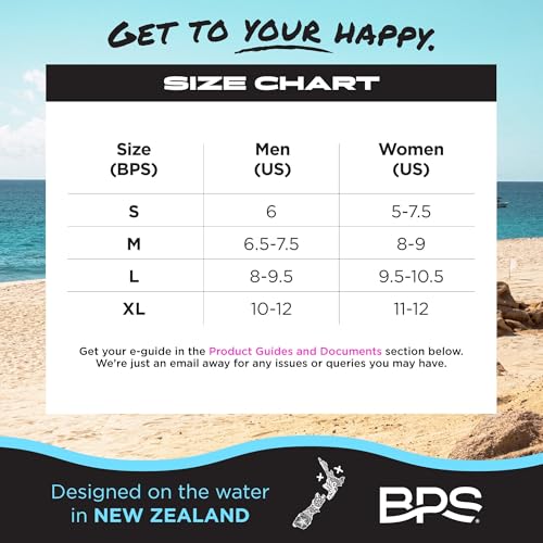BPS 'Second Skin' Water Socks (Black - Low Cut V2, Small)