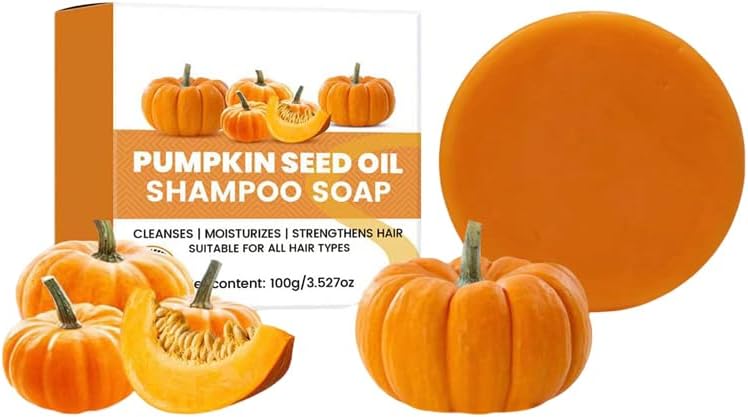 Amazon.com : Vawolecy Pumpkin Seed Oil Shampoo Soap for Hair Growth ...