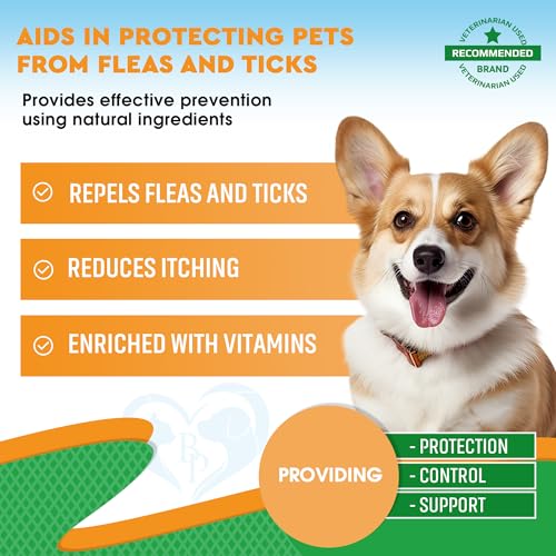 Oral Flea & Tick Prevention for Dogs and Cats – Natural Flea Control and Medicine & Treatment for Small and Large Dogs – Multivitamin Drops Supplements for Pets Made in USA Oral Flea & Tick Prevention for Dogs and Cats – Natural Flea Control and Medicine & Treatment for Small and Large Dogs – Multivitamin Drops Supplements for Pets Made in USA
