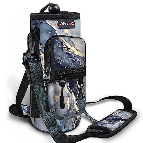 Funda aislada para botella de agua de 32 oz y 40 oz con bolsillo