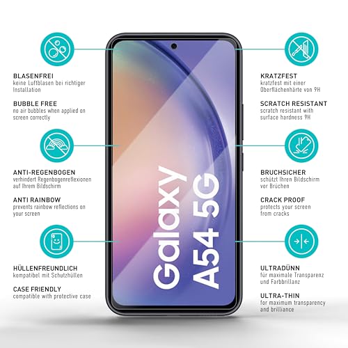 smartect Schutzglas 3 Stück für Samsung Galaxy A54 5G – Ansicht 6