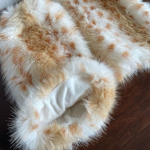 Fuzzy Leg Warmers Aesthetic Elk Therian Stuff Christmas Accessories Fur Leg Warmers Y2k Kawaii2