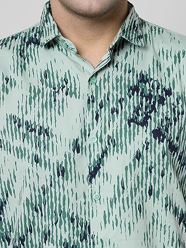 Image of ELYYORK Adwyn Peter Men's Cotton Printed Regular Fit Casual Shirt |Full Sleeve Shirt for men|shirt for men|men's shirt