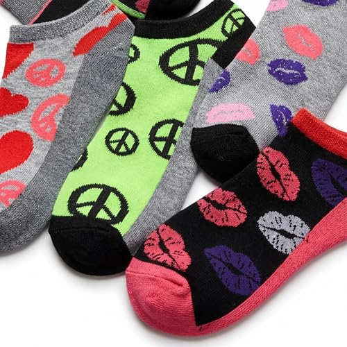 Image of Tipi Toe Women's 20 Pack Colorful Low Cut Socks - Lightweight, Breathable Design for All-Day Comfort Sizes 9-11 /10-13