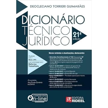Capa do livro Dicionário Técnico Jurídico