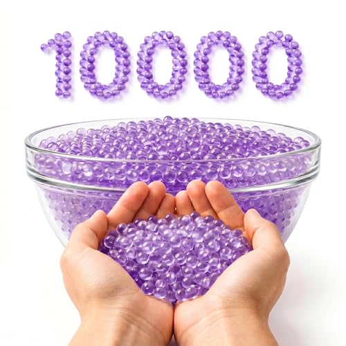 Image of Verat 1 Packet Gel Water Balls /Water Beads /Refill Water Bead /Gel Blaster Ammo /Water Balls for Gun /Gel Balls for Kids /Gel Blaster Balls in Bottle /7-8mm Non-Toxic Water Beads Gel Guns(10000 Purple)