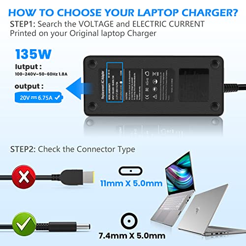 Cargador Ideapad Gaming 3 de 135W ideal para teletrabajo 6