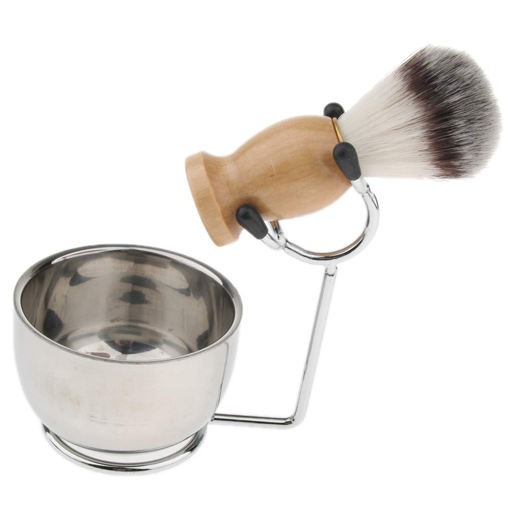 Soporte para maquinillas de afeitar, Soporte for Maquinilla De Afeitar, Práctico for Cepillo for Hombres, for Afeitado Viaje for El Hogar, Acero Inoxidable, for Barba Masculina