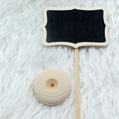 15 Pack Wood Mini Chalkboard Signs With Support Easels, Place Cards, Small Rectangle Chalkboards Blackboard For Weddings, Birthday Parties, Message Board Signs And Special Event Decorations #TOP7