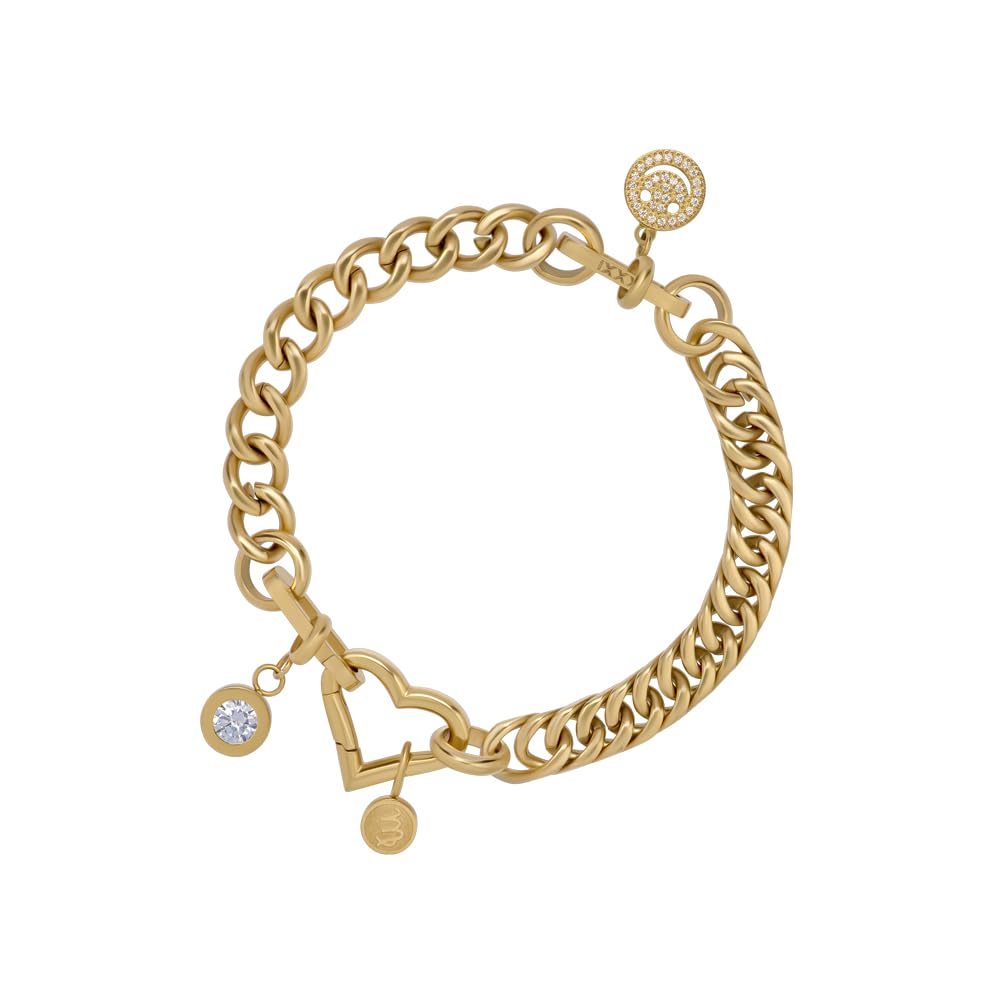 iXXXi Connect Composite Bracelet - Gold, 18.5cm, Stainless Steel, No Gemstone