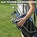 Kulamait 2 Pack Golf Alignment Sticks,Collapsible Golf Alignment Rods 48