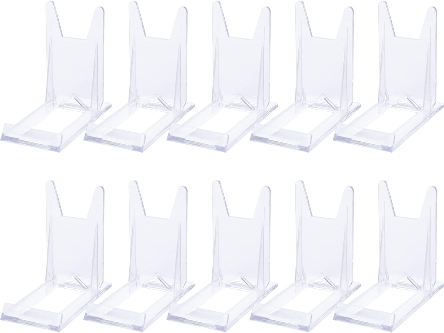 10 Pcs Acrylic Plate Stands for Display, Plate Display