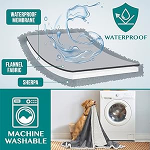 PetAmi-WATERPROOF-Dog-Blanket-for-Bed-XL-Dog-Pet-Blanket-Couch-Cover-Protection-Sherpa-Fleece-Leakproof-Bed-Blanket-for-Crate-Kennel-Sofa-Furniture-Protector-Reversible-Soft-Plush-80x60-Charcoal - Cucciolini Doodles   PetAmi-WATERPROOF-Dog-Blanket-for-Bed-XL-Dog-Pet-Blanket-Couch-Cover-Protection-Sherpa-Fleece-Leakproof-Bed-Blanket-for-Crate-Kennel-Sofa-Furniture-Protector-Reversible-Soft-Plush-80x60-Charcoal