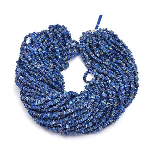 Lapis lazuli naturelle perles de pierres précieuses pour bijoux chargés d'histoire