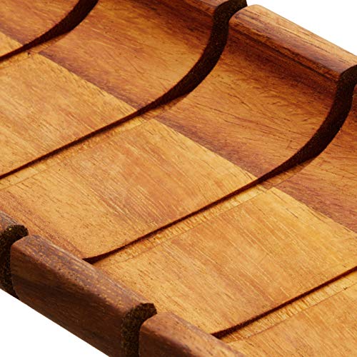 Tabla para pan de madera Acacia 74x4x12 cm rectangular miniatura 5