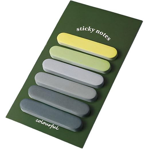 Index Tabs Highlighter Strips Green