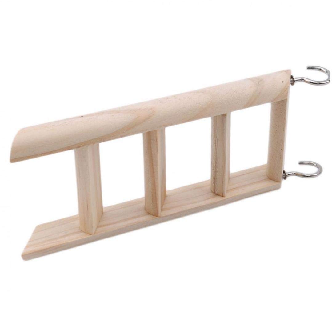 ST4U hámster Guinea Escaleras de Madera ratón hámster Escalera Cerdo Hurones Juguetes de Juguete para Mascotas Pequeño Escalera