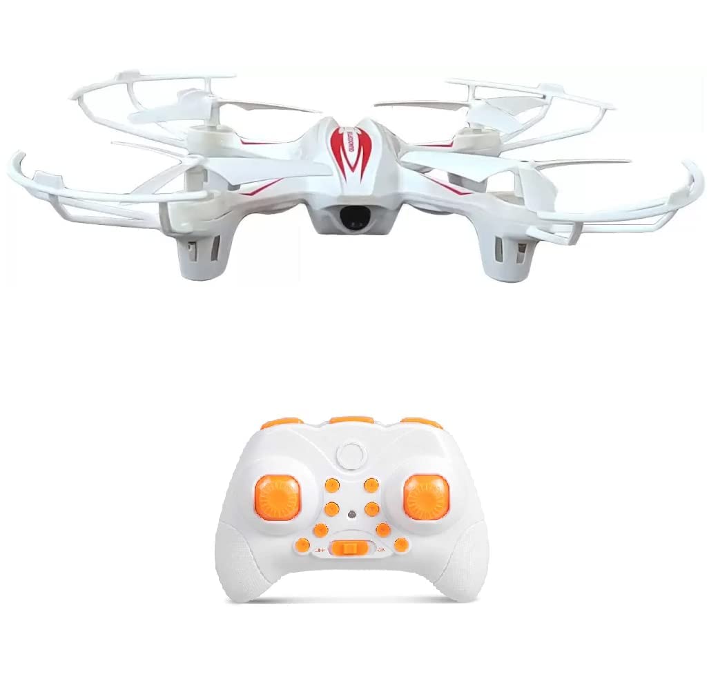 Flyzad Foldable Toy Drone 2.4g RC Drone Without Camera for Beginners - Hand Throw Take-Off/One-Key Return (Multicolour)