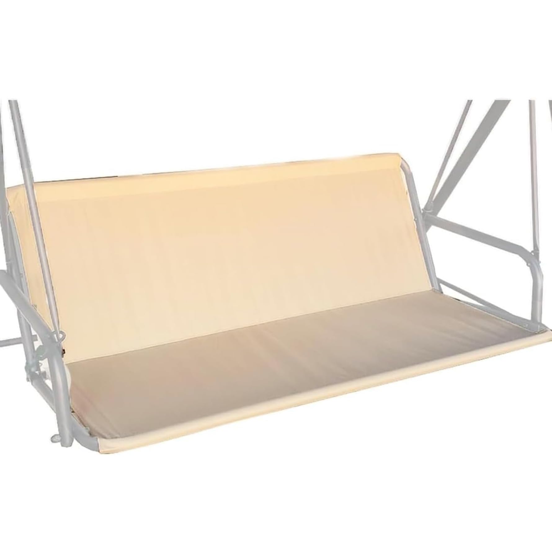 Swing Replacement Fabric, Heavy Duty 600D Oxford Swing Seat Cover - Waterproof & UV Resistant, Easy to Install Patio Chair Replacement Fabric for Outdoor Swings, Beige