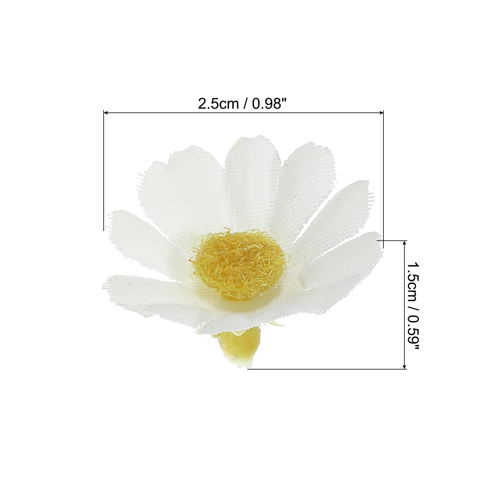 PATIKIL 0.98" Artificial Sunflower Flower Heads - Image 2