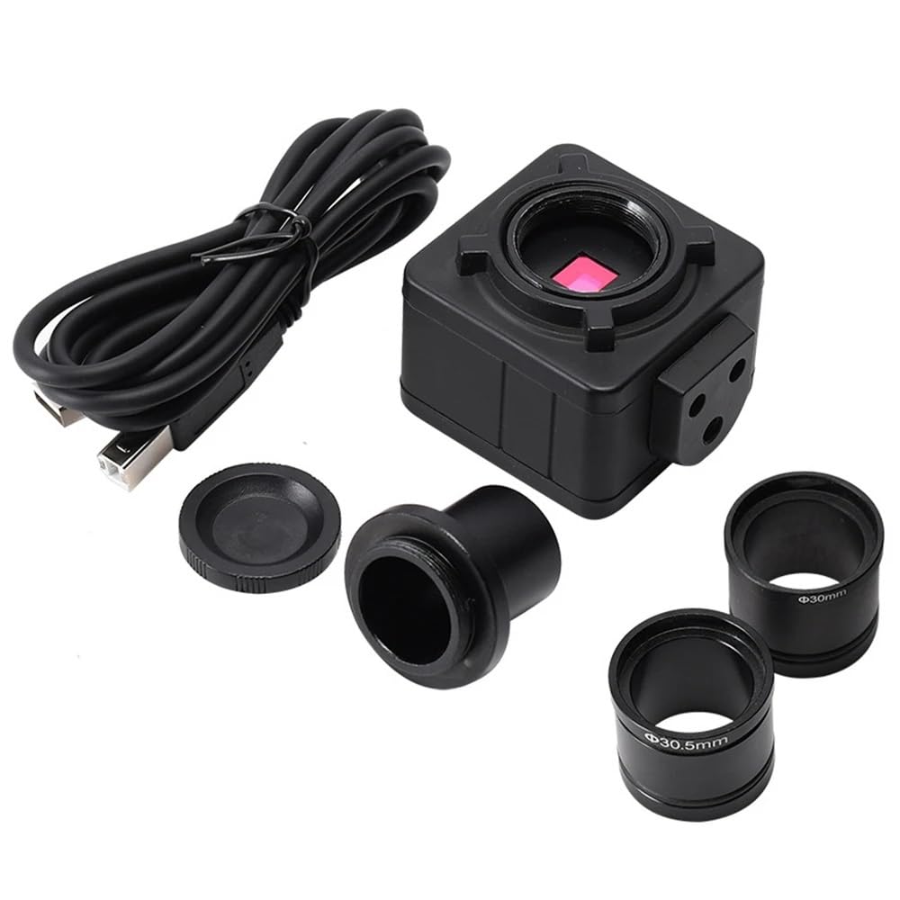 Akcesoria do mikroskopów Kamera przemysłowa do mikroskopu stereoskopowego elektronicznego stereofonicznego 5 MP CMOS HD USB + gniazdo C 0,5X niezawodna trwałość i wydajność(5 mp-1x-30-30,5 mm)