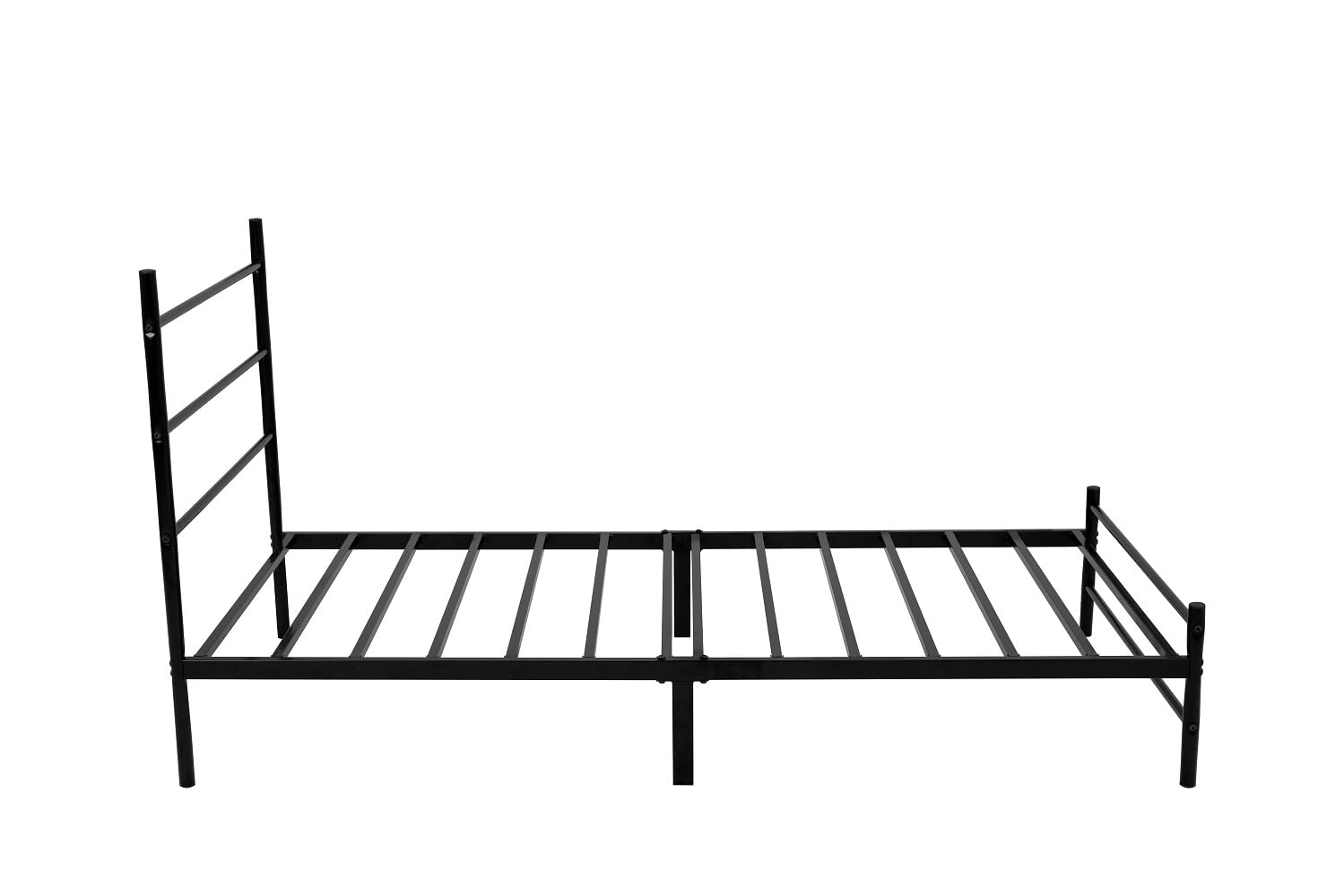 Ensemble Sommier et Matelas 90x190CM Epaisseur 14CM avec Couette Oreiller,Cadre de Lit Tete Metal,2 Colis,Assemblage Requis (90x190CM)