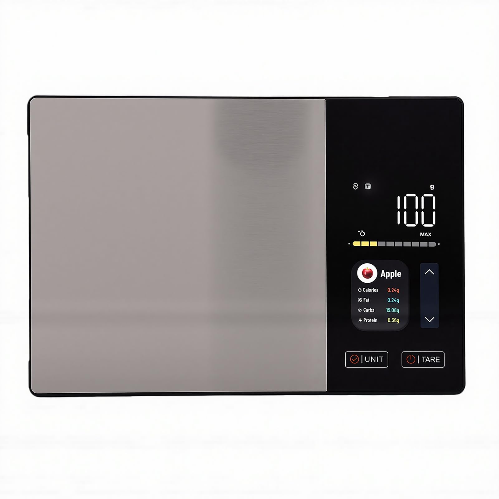 Báscula de Cocina, Balanza Digital de Acero Inoxidable para