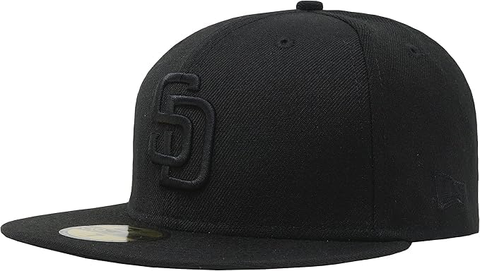 Gorra New Era Black San Diego Padres MLB 59Fifty miniatura 2