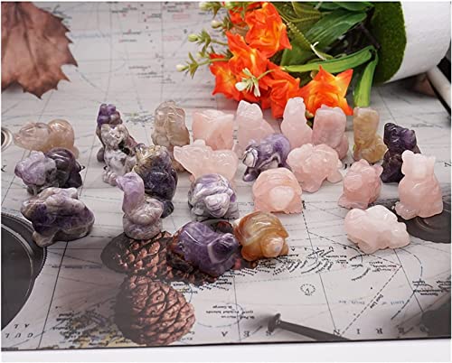 Loup en agate fleur naturelle pour décorer un bureau zen - 8