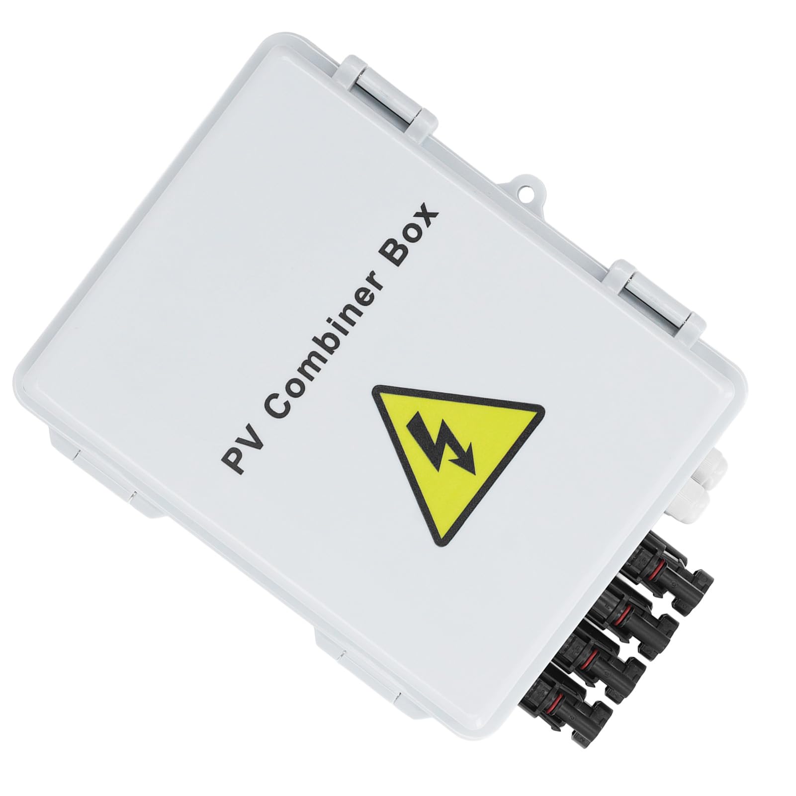 PV-Kombinationsbox, 4 String, 10 AWG, DC-Solar-Kombinationsbox mit 15 A, 63 A Leistungsschalter, für den Einsatz in netzunabhängigen Wohnmobil-Solarsystemen im Freien