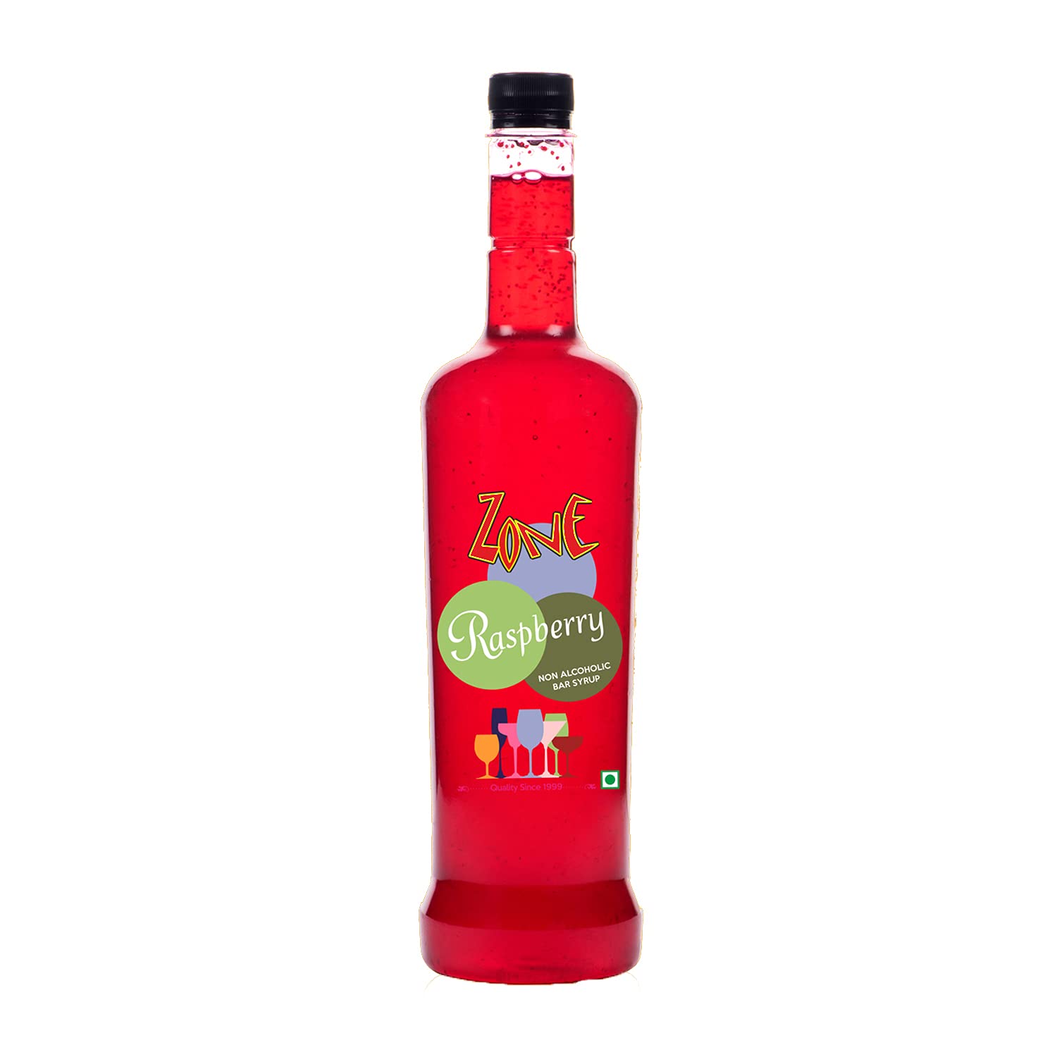 ZONE Raspberry Flavoured Bar Syrup, 1000Ml Bottle Suitable For