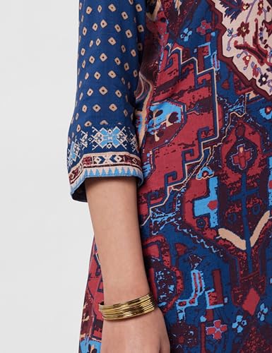 Image of BIBA Women Liva Straight Printed Kurta