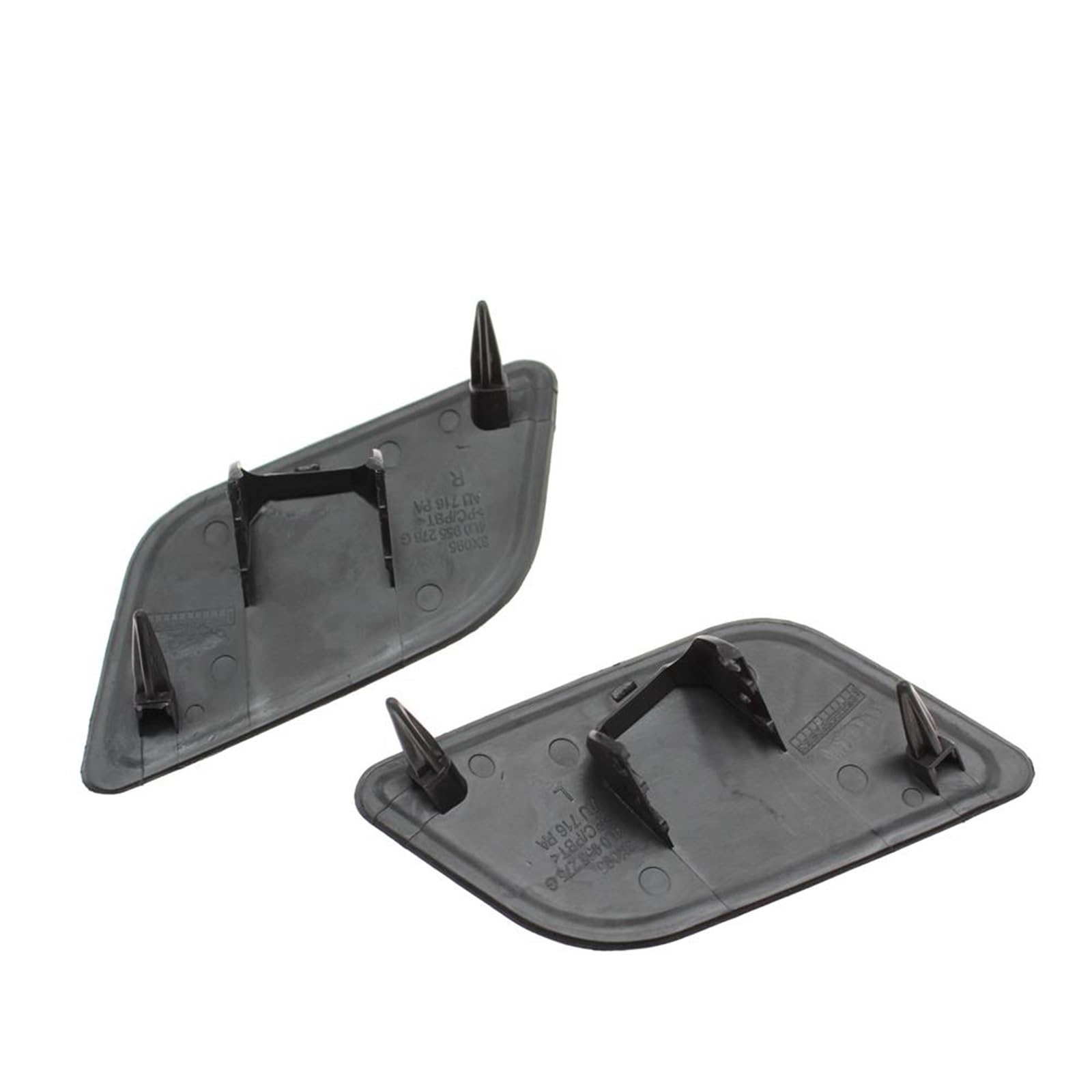 Tapa de Boquilla de Lavado de Faros Delanteros, Tapa de Chorro de Agua for Audi Q7 2007 2008 2009, Izquierda y Derecha Tapa del lavafaros(Set)