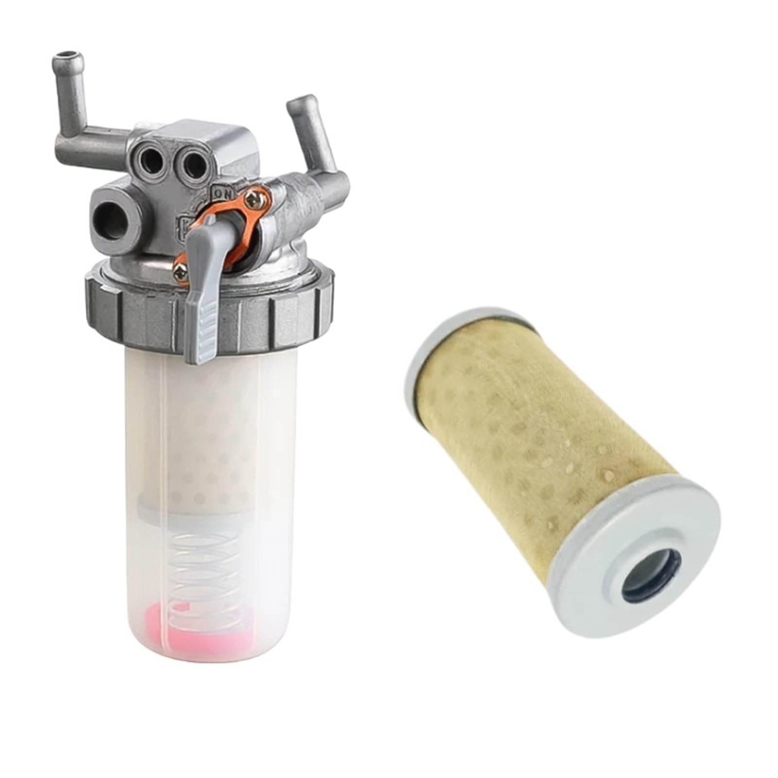 filtro de combustible Conjunto separador de agua y combustible 1G410-43350 1G311-43380 para PC200-7 220-7 Reemplaza WF10035 121850-55710 Reemplazar(2PCS)