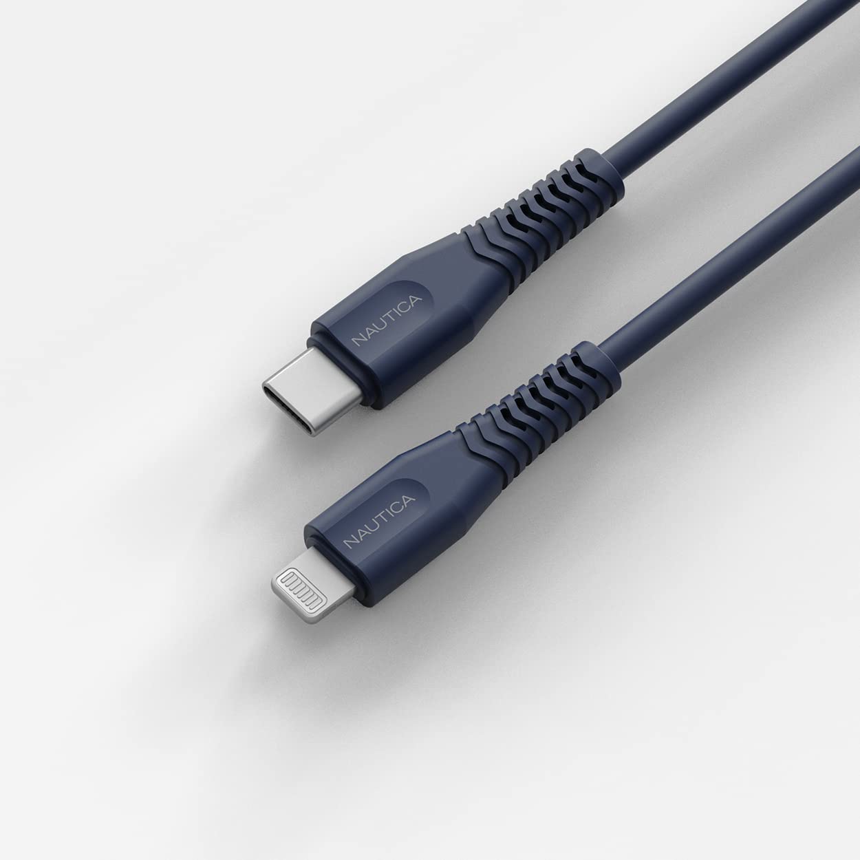 Nautica USB C to Lightning Cable, Type C to Lightning Cable, USB C Charger, MFi Verified, Fast Charger, Charging Cord Compatible with iPhone 13/12 Pro Max/11/X/XS/XR, iPad, AirPod, 4 Ft. (Navy)
