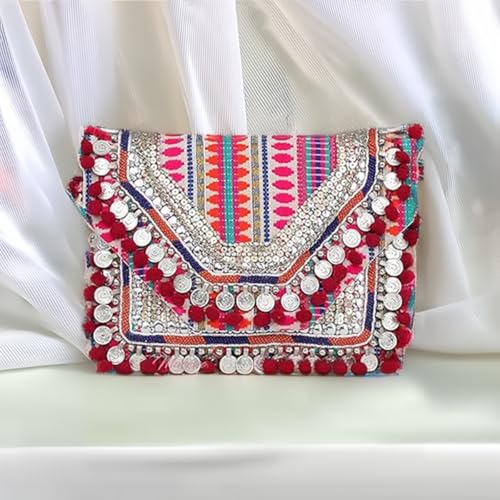Image of Maresse Women Boho Bag Embroidered Crossbody Sling Bag For Women | Handmade
