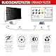 Displex PRIVACY SAFE Magnetischer 2-Wege Blickschutzfilter für Apple iMac 24 M1 (2021)/ M3 (2023)/ M4 (2024)