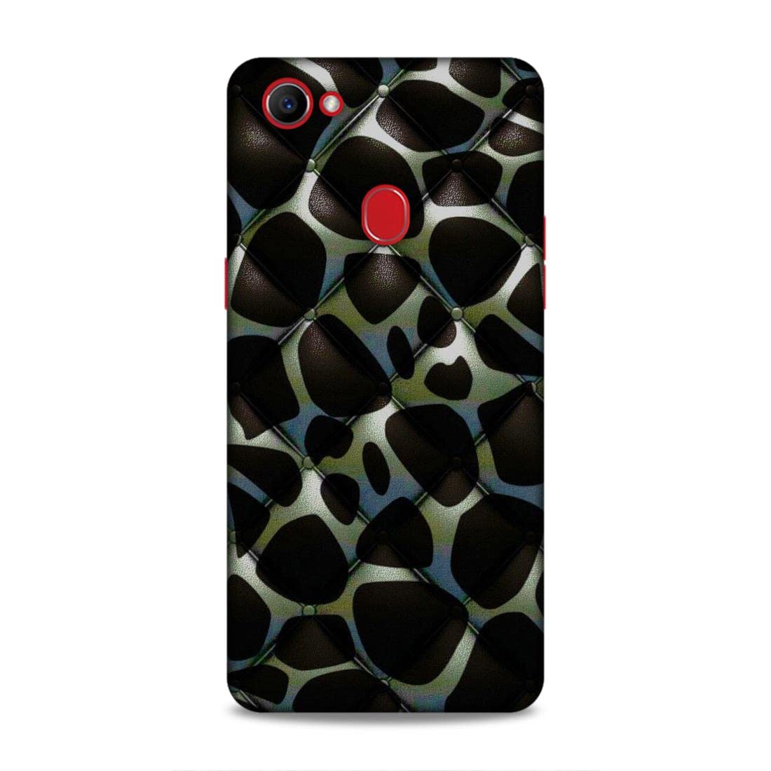 Print Galiara| 3D Designer Back Case Cover for Oppo F7 | Black Anf Gray Background |