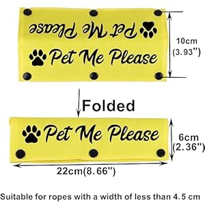 Funny-Dog-Leash-Sleeve-Pet-Me-Please-Dog-Leash-Wrap-Wrap-Alert-Hanging-ID-Patch-Tag-Pet-Birthday-GiftPet-Me-Please-Pet-Me-Please-YE-Sleeve - Cucciolini Doodles   Funny-Dog-Leash-Sleeve-Pet-Me-Please-Dog-Leash-Wrap-Wrap-Alert-Hanging-ID-Patch-Tag-Pet-Birthday-GiftPet-Me-Please-Pet-Me-Please-YE-Sleeve