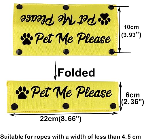 Funny-Dog-Leash-Sleeve-Pet-Me-Please-Dog-Leash-Wrap-Wrap-Alert-Hanging-ID-Patch-Tag-Pet-Birthday-GiftPet-Me-Please-Pet-Me-Please-YE-Sleeve - Cucciolini Doodles   Funny-Dog-Leash-Sleeve-Pet-Me-Please-Dog-Leash-Wrap-Wrap-Alert-Hanging-ID-Patch-Tag-Pet-Birthday-GiftPet-Me-Please-Pet-Me-Please-YE-Sleeve