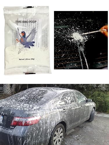 Prank Ideas Prank Stuff – Fake Bird Poop Pranks for Cars Special Effects Gag Gifts Toys Bad Parking Funny April Fools Jokes