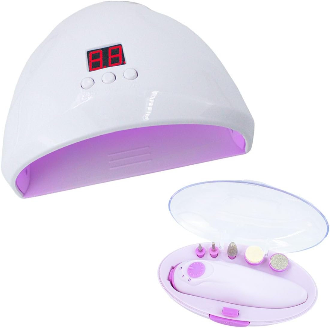 Cabine UV Led Para Secar Unhas Em Gel Esmaltação Estufa Lixadeira Lixa Elétrica Portátil Aparelho De Lixar Manicure