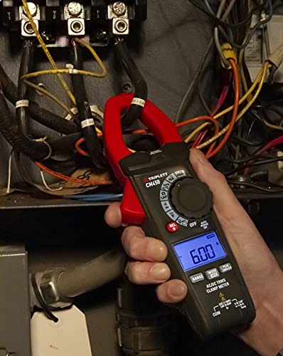 Image of Triplett CM450 True RMS 4000 Count 400A AC /DC Clamp Meter with Inrush and Certificate of Traceability to NIST