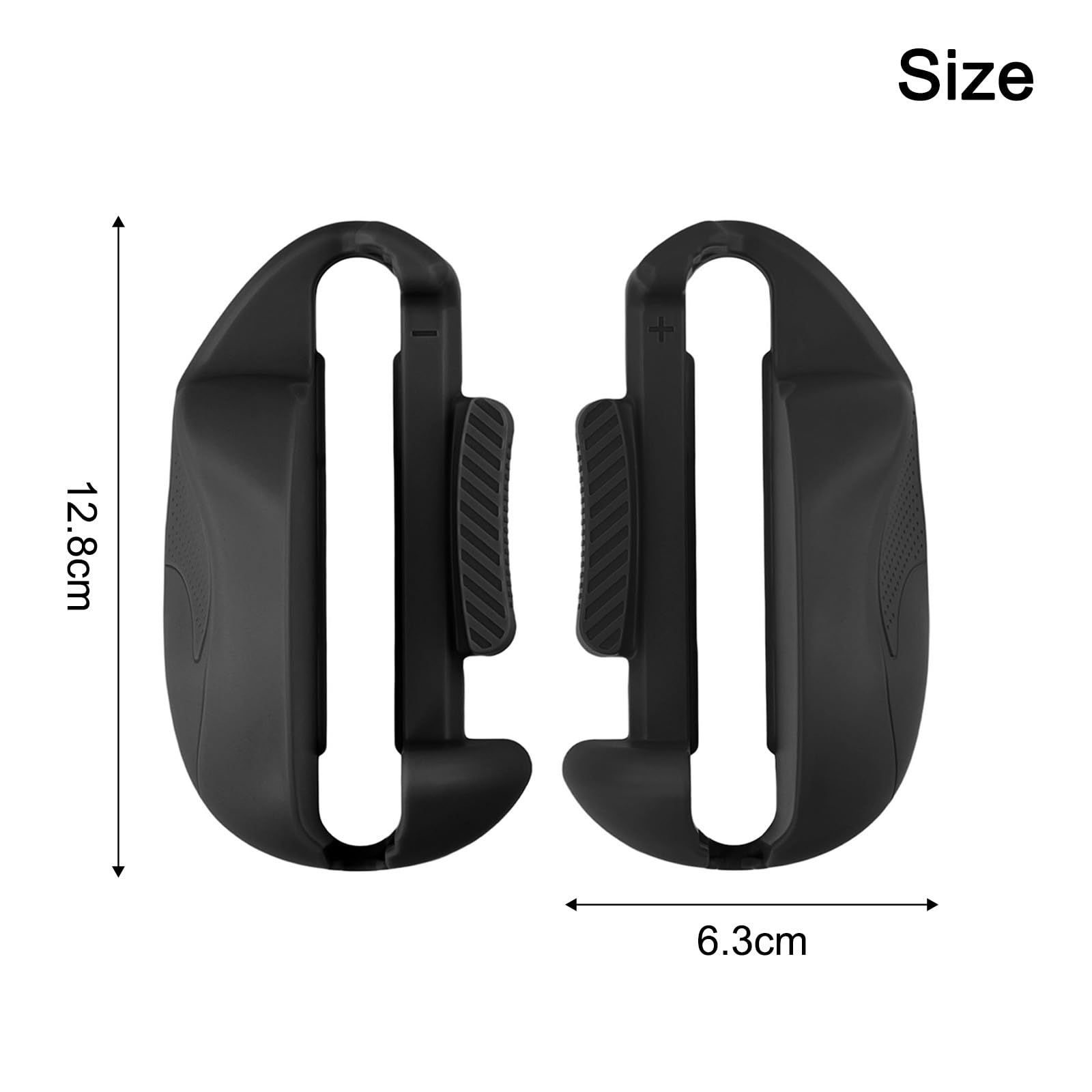 Staffa per mouse Joy-Con Switch 2, supporto ergonomico portatile per controller con impugnatura antiscivolo, costruzione in ABS, compatibile con cinturino, 12,7 x 8,5 x 8,5 cm, confezione da