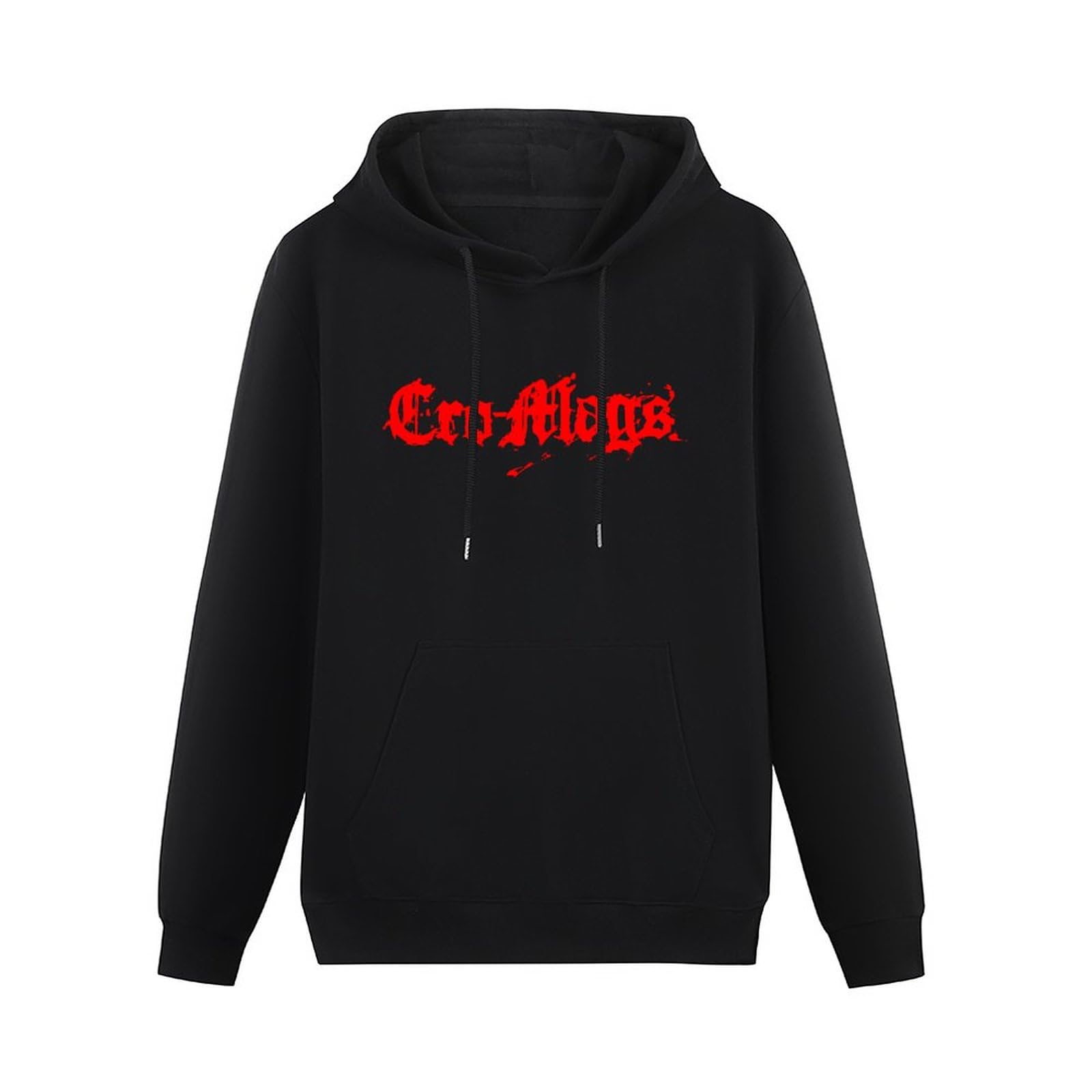 HUO BAO NIU ROU Cro-Mags Cro Mags Men's Pullover Hoodies Unisex Cotton Hip Hop Print Sweatshirts Black M