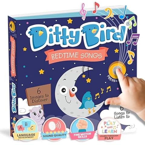 DITTY BIRD Musical Bedtime Books for Toddlers Cover