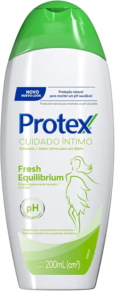 Sabonete Íntimo Líquido Protex Cuidado Íntimo Fresh Equilibrium 200ml