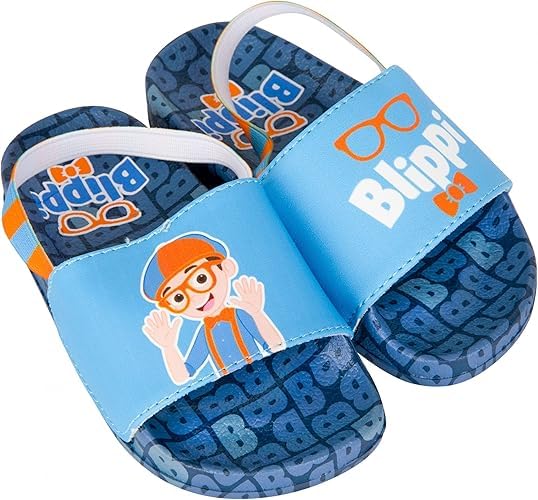 Ground Up Blippi Boys and Girls Toddler Sandals (us_footwear_size_system, toddler, numeric, medium, numeric_7)2