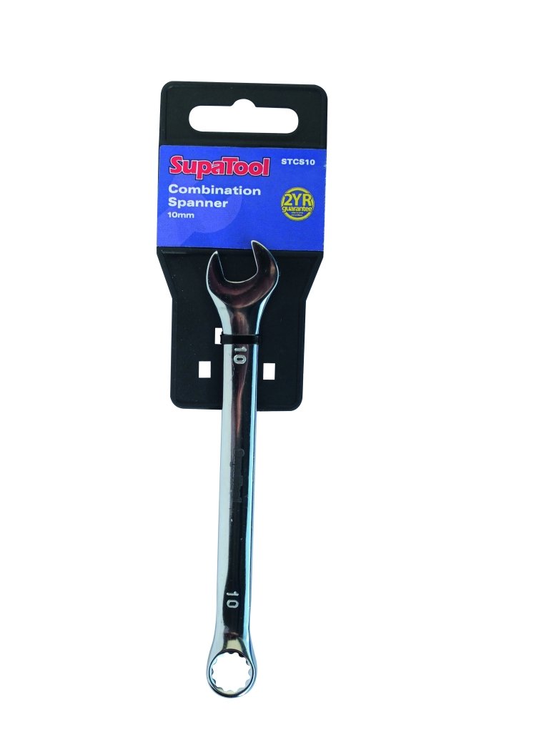 Supatool Silver Metric Combination Spanner 10Mm