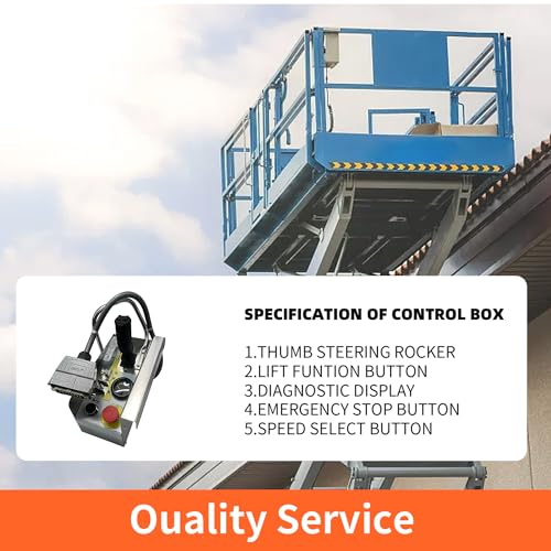 Image of 156879 Control Box Compatible with Skyjack Scissor Lift SJIII 3215 3219 3220 3226 4620 4626 4632 6826 6832 Replace 156991, CB-156879